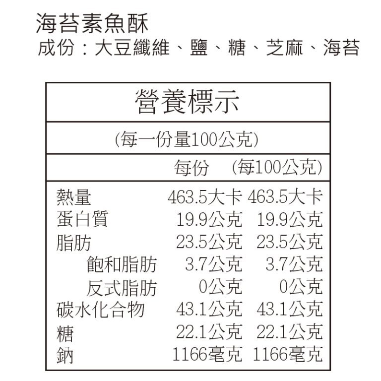 【丸文食品】素三寶禮盒(海苔素魚酥+素魚酥+素香絲)：圖片 5