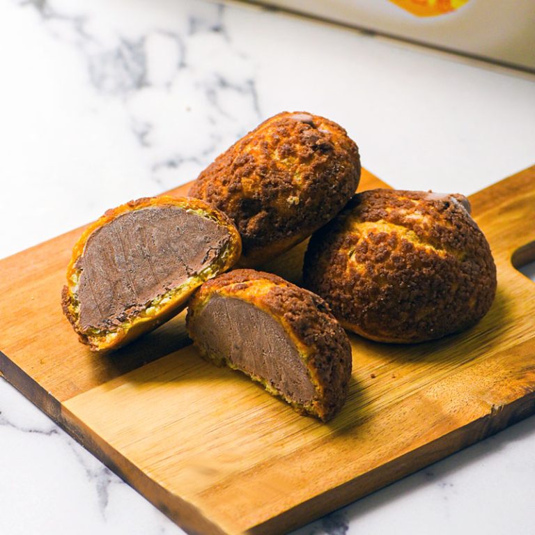 【給力食品】法式牛奶泡芙/巧克力泡芙/法式冰心蛋塔 超人氣任選組：圖片 6