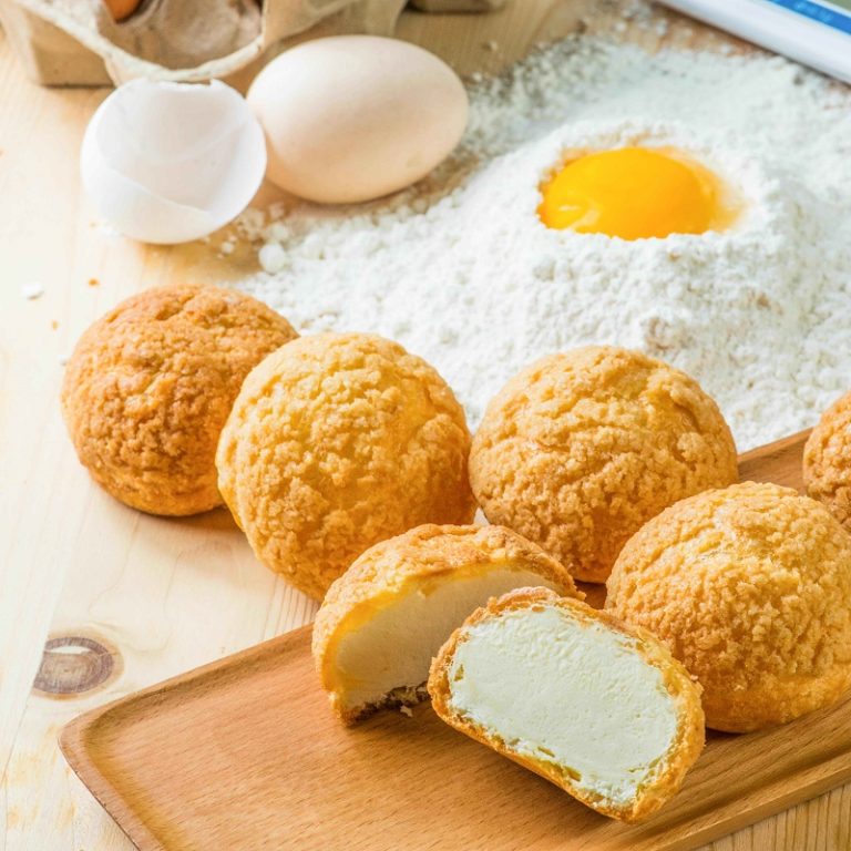 【給力食品】法式牛奶泡芙/巧克力泡芙/法式冰心蛋塔 超人氣任選組：圖片 5