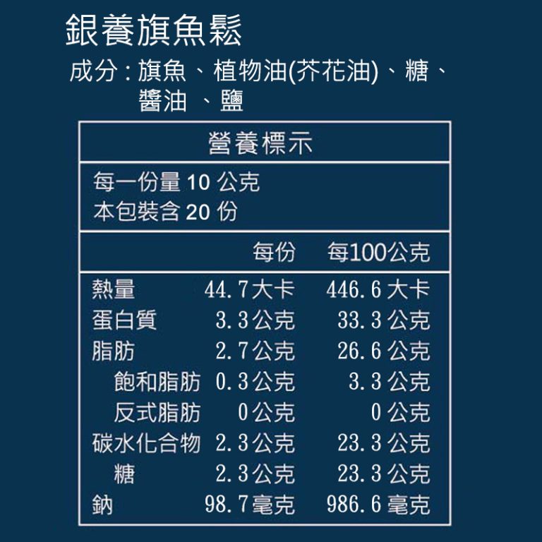 【丸文食品】麵麵俱到-魚多多禮盒(銀養旗魚鬆200g*1包+鮭魚酥220g*1包+魚寶麵1包)：圖片 3