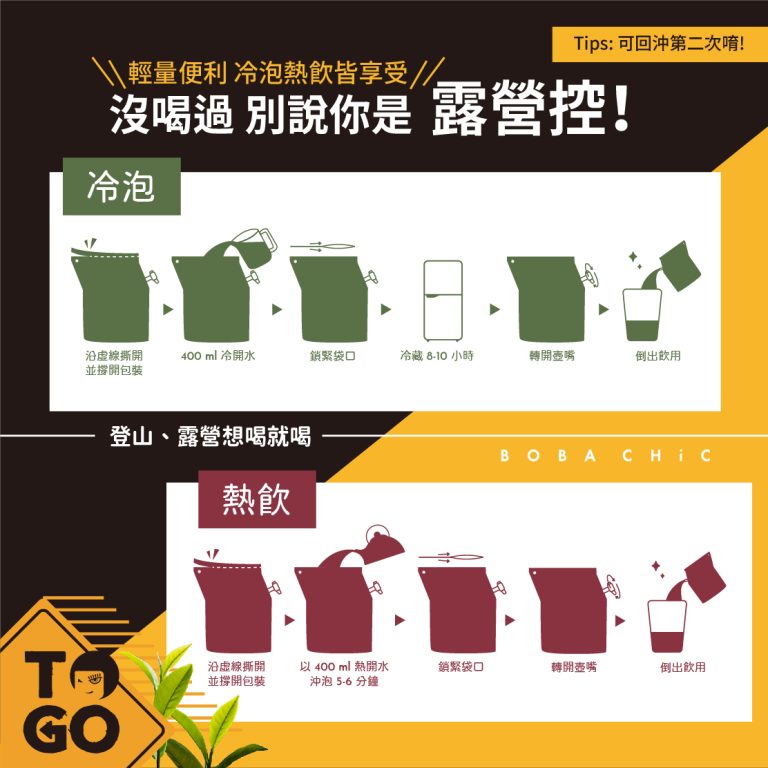 濾掛茶-商品圖食譜-1 【徐可波BOBA CHiC】TO-GO便攜型泡茶機:圖片 4
