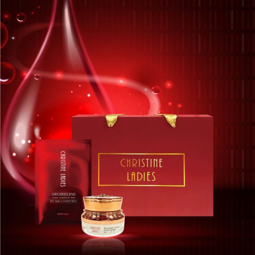 【Christine Ladies】 緊緻凍齡組(六胜肽緊緻修護面膜*5+多效賦活基底霜*1)