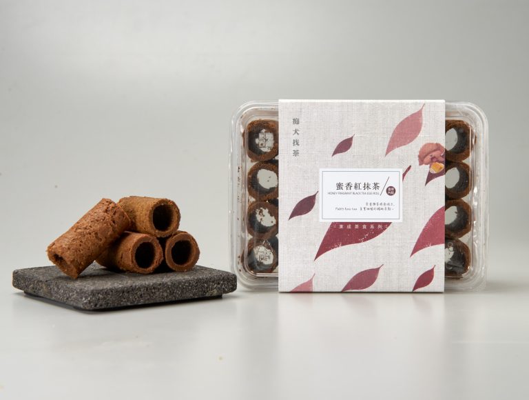 【東成茶葉】痴犬找茶系列｜蜜香紅抹茶蛋捲 140g：圖片 1