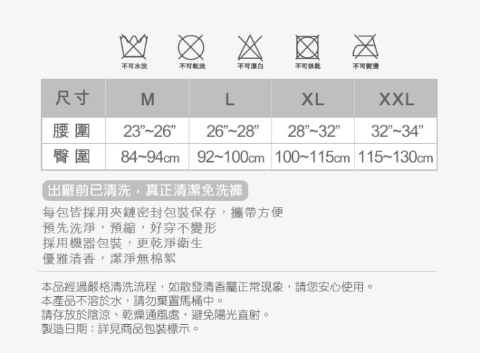 【蓓比適-清秀佳人】生理褲 產婦女性 中高腰免洗內褲L(5件/包x12入)：圖片 11