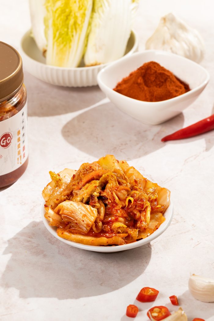 【好味急GO】家常小菜 打開即食 清爽開味組 百香果青木瓜片/黃金泡菜/韓式泡菜共7入：圖片 3