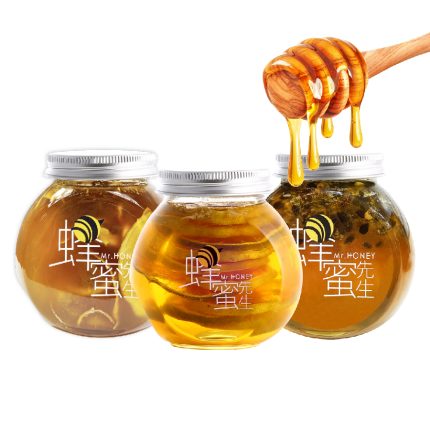 蜂蜜漬竹薑240g+蜂蜜漬檸檬240g+蜂蜜漬百香果240g
