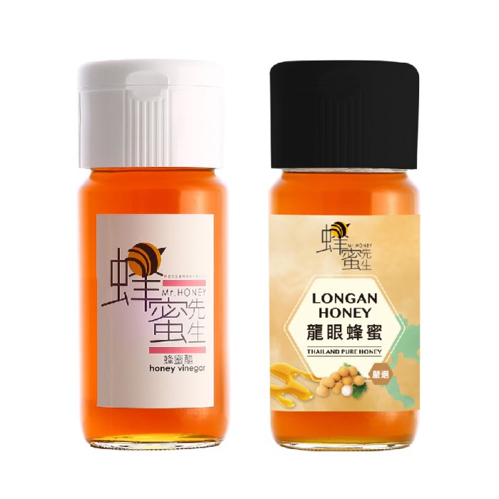 (16)陳釀蜂蜜醋500ml+泰國-龍眼蜂蜜700g 陳釀蜂蜜醋500ml+泰國-龍眼蜂蜜700g