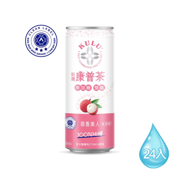 【咕嚕康普茶】無加糖東方/荔香美人康普茶24入：圖片 4