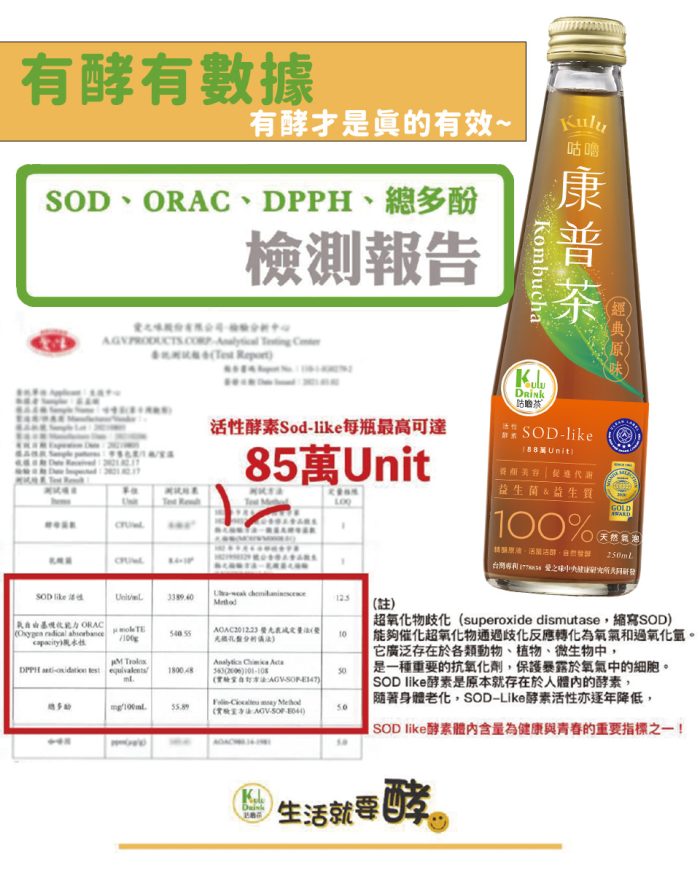 【咕嚕康普茶】經典原味/鳳梨口味：圖片 8