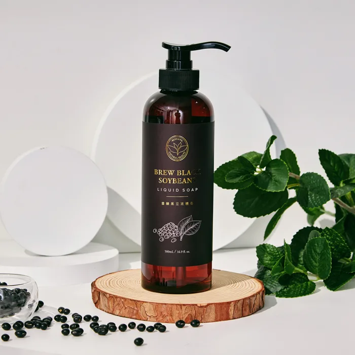 【瑞香】黑豆醬釀/雪松蜂漿/花漾珍珠液體皂 植萃配方 全身溫和洗淨(買3入再贈精裝旅行組)：圖片 1
