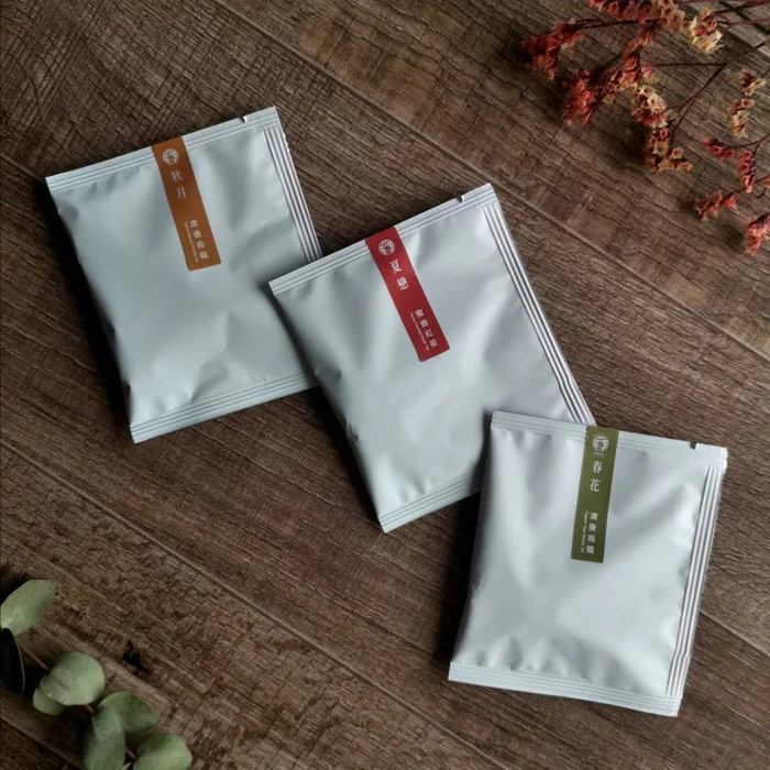 【鹿苑茶】四季茶香--立體茶包(日本無毒 環保玉米纖維) 三種風味(50入/環保袋裝)-冷泡熱泡都適合：圖片 1