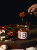 【長城食堂1981】蒜蓉紅袍辣椒醬6入組：圖片 4