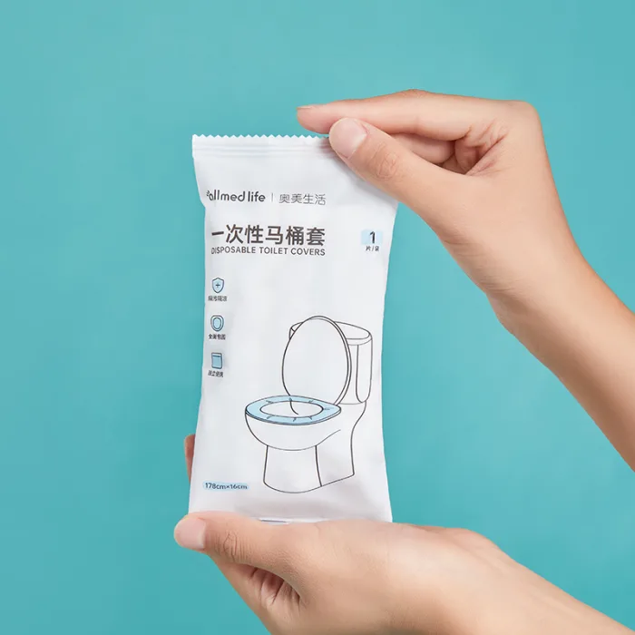 【奧美生活】一次性獨立包裝馬桶坐墊-60包組(一箱60包600片 攜帶式 馬桶紙 上廁所 防疫)整箱：圖片 5
