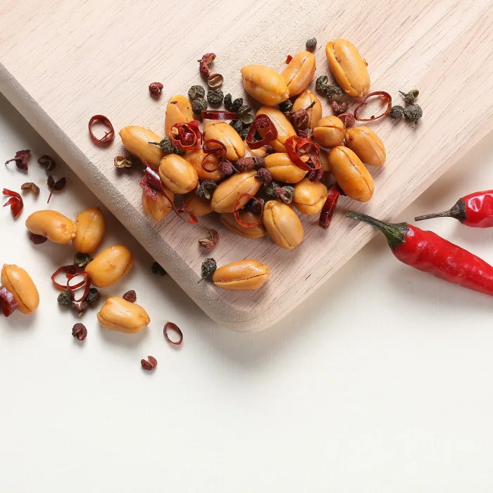 【關公】麻辣花生-分享包100g*10入(美味花生 即刻分享)：圖片 1