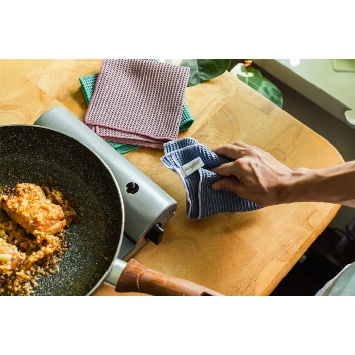 【良田客廚】魔吸HO KEEP A+蜂巢抗菌家事布-12入：圖片 2