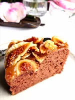 肉桂焦糖無花果輕糕(純素)