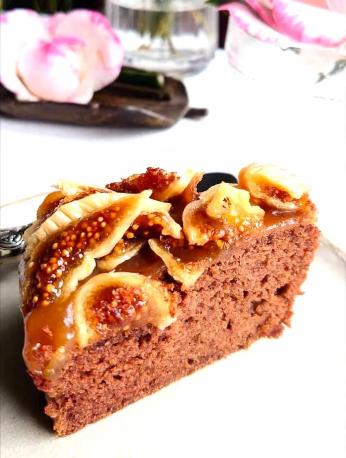 肉桂焦糖無花果輕糕(純素) 肉桂焦糖無花果輕糕(純素)