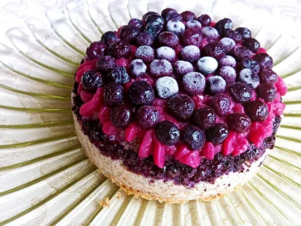 藍莓米輕糕（無麩 純素）