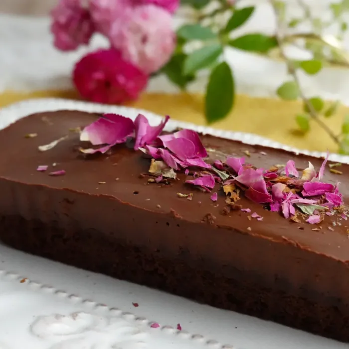 黑磚米布朗尼（無麩 純素）