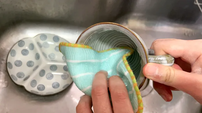 【良田客廚】 超高濃縮洗碗精*1瓶 + 輕菜洗薄型菜瓜布格子系列(2入1組)*2組：圖片 11