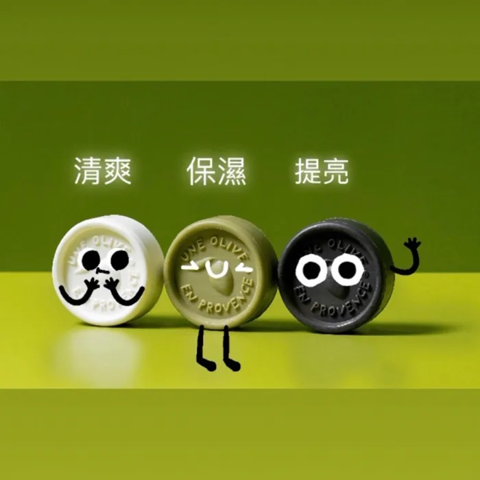 【一顆橄欖】全能保濕橄欖皂 150g三色三入組：圖片 2