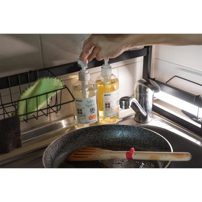 【良田客廚】 超高濃縮洗碗精*1瓶 + 輕菜洗薄型菜瓜布格子系列(2入1組)*2組：圖片 6