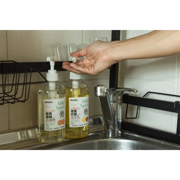 【良田客廚】 超高濃縮洗碗精*1瓶 + 輕菜洗薄型菜瓜布格子系列(2入1組)*2組：圖片 7