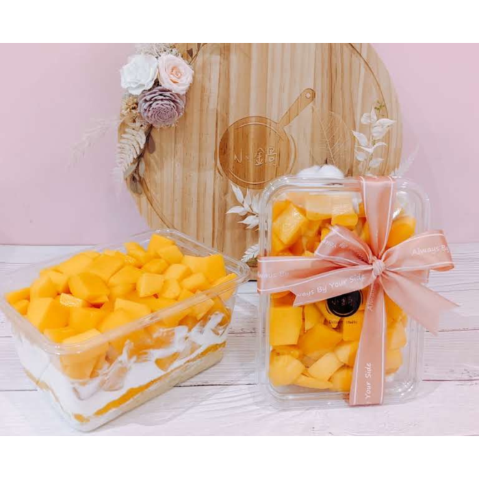 小鍋甜點-芒果布丁寶盒