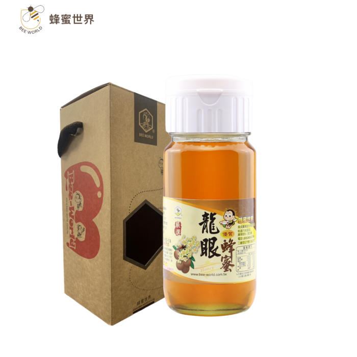 700g台龍+提盒 【蜂蜜世界Bee World】嚴選台灣龍眼蜂蜜700g×6入(附牛皮提盒):圖片 2