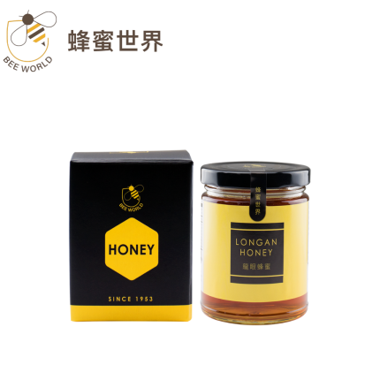 【蜂蜜世界Bee World】嚴選台灣龍眼蜂蜜310g×4入(盒裝)