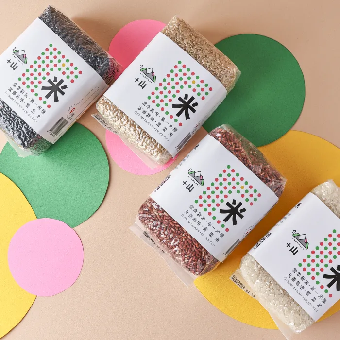 【花東嚴選】+山｜高雄139 白米/糙米600g+黑米600g + 紅米600g 16包組：圖片 1