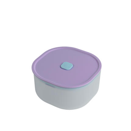 【ZING心穎良品】日日保鮮盒 1000ml-丁香紫