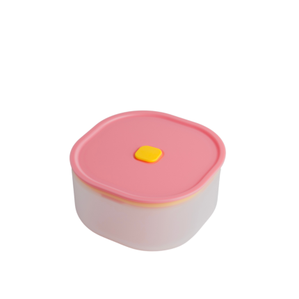 【ZING心穎良品】日日保鮮盒 1000ml-莓果粉