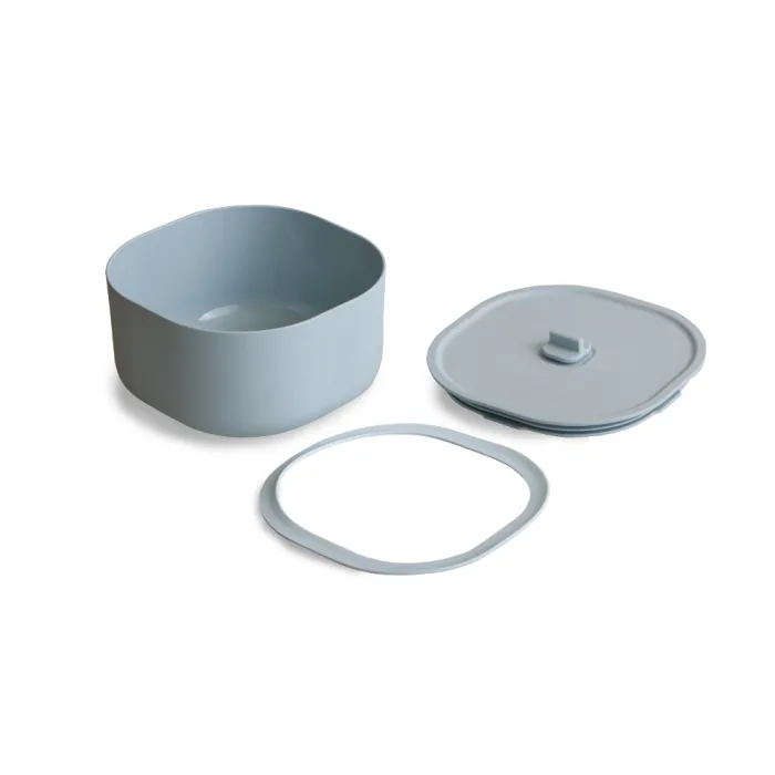 【ZING心穎良品】日日便當盒 簡配版-迷霧藍：圖片 1