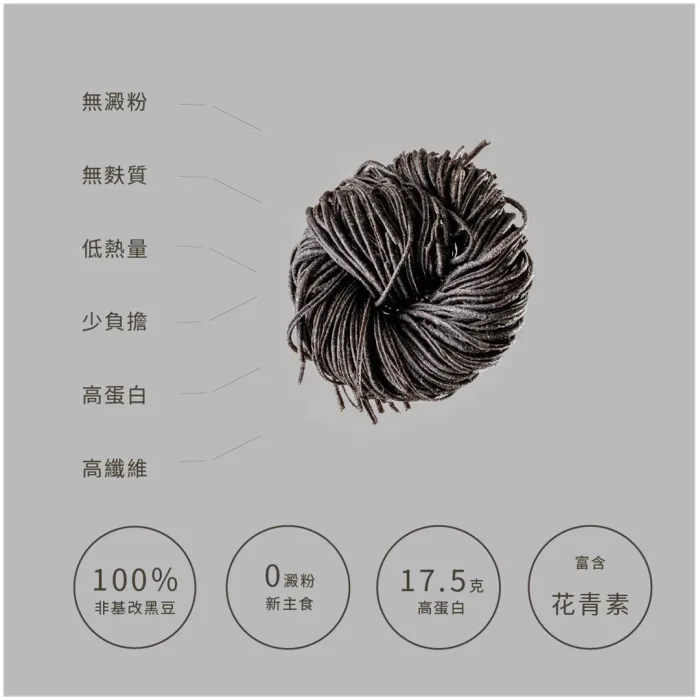 【豆研室】豆豆麵|黑豆15袋：圖片 3