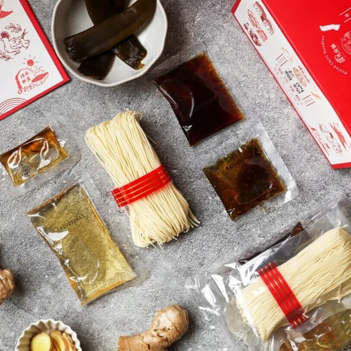 【馬祖納禮-嚴選好食】馬祖老酒麵線-麻油/剝皮辣椒(各2盒、各4盒)：圖片 3