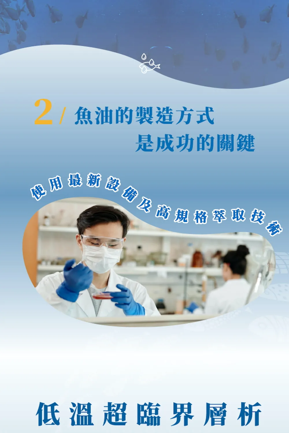 使用超臨界層析技術萃取魚油