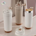 【蒔柒】潮流陶瓷保溫杯(750ml) 吸管保溫杯 陶瓷塗層：圖片 5
