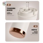 【蒔柒】潮流陶瓷保溫杯(750ml) 吸管保溫杯 陶瓷塗層：圖片 9