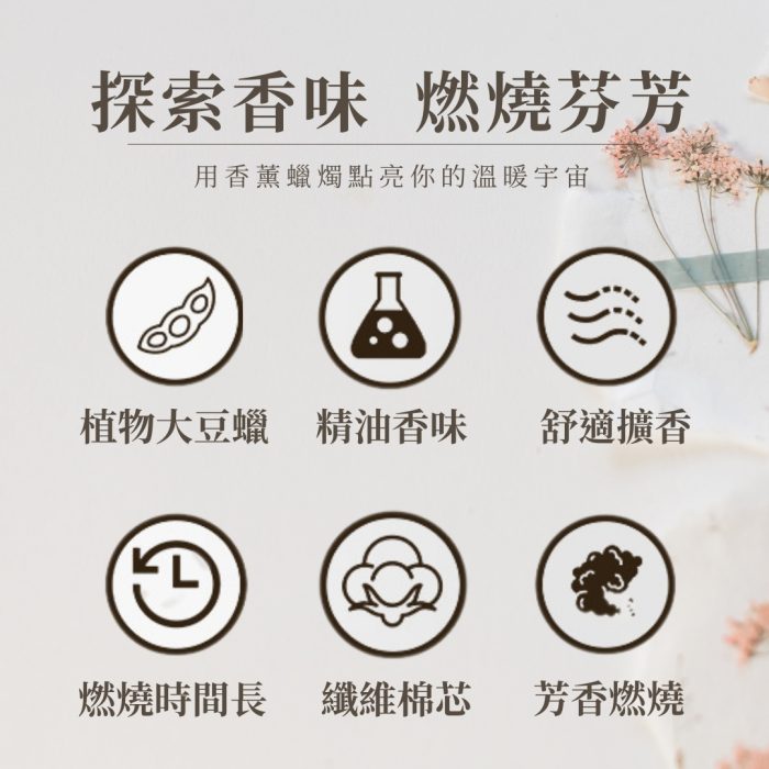 【談香】精油香薰蠟燭(50ml) 香氛蠟燭 精油蠟燭 木質調香薰：圖片 3