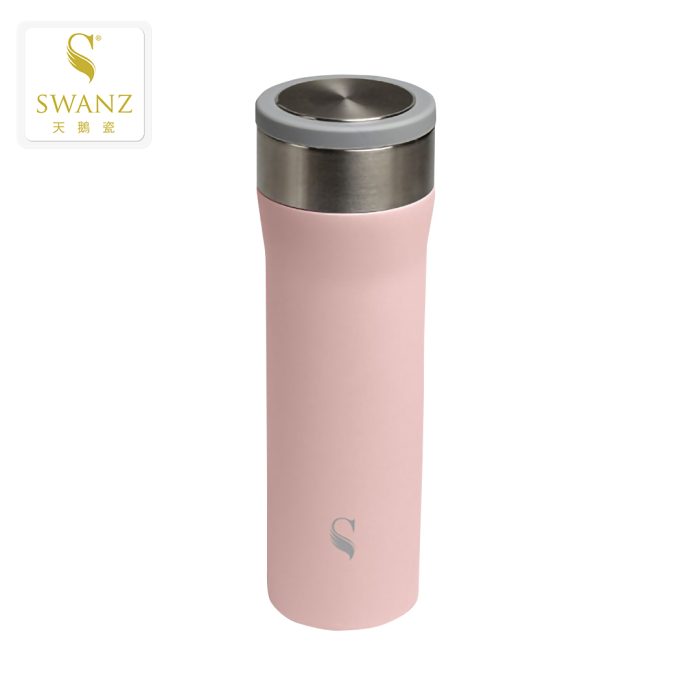 【SWANZ 天鵝瓷】強化陶瓷保溫杯-M (500ml/700ml)：圖片 1
