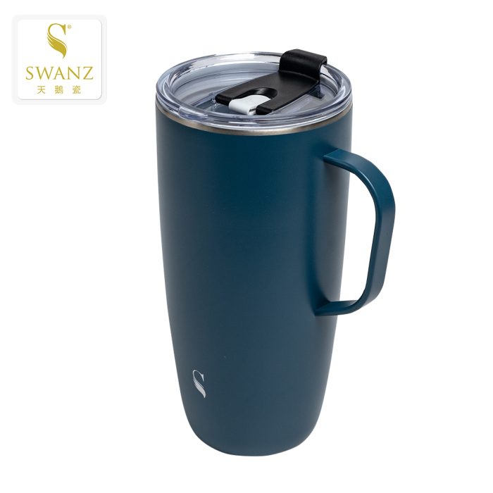 1-主圖1080x1080白底(200+H-L) 【SWANZ 天鵝瓷】淨瓷馬克杯-1000ML:圖片 1