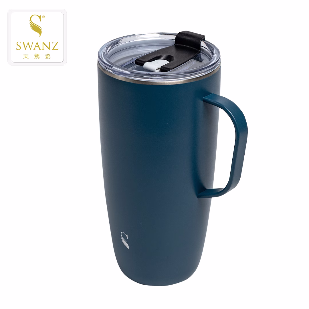 1-主圖1080x1080白底(200+H-L) 【SWANZ 天鵝瓷】淨瓷馬克杯-1000ML:圖片 1