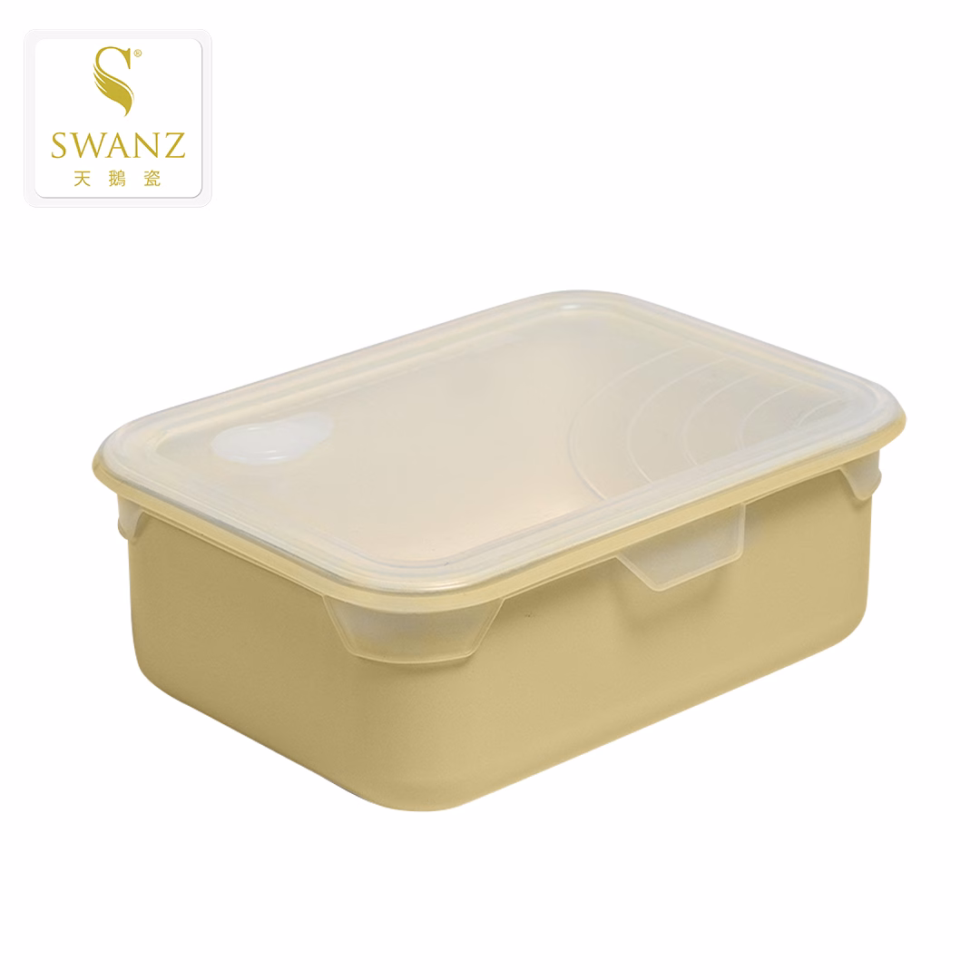 1-主圖1080x1080白底(401L) 【SWANZ 天鵝瓷】不沾石墨烯保鮮盒-L (1400ML):圖片 1