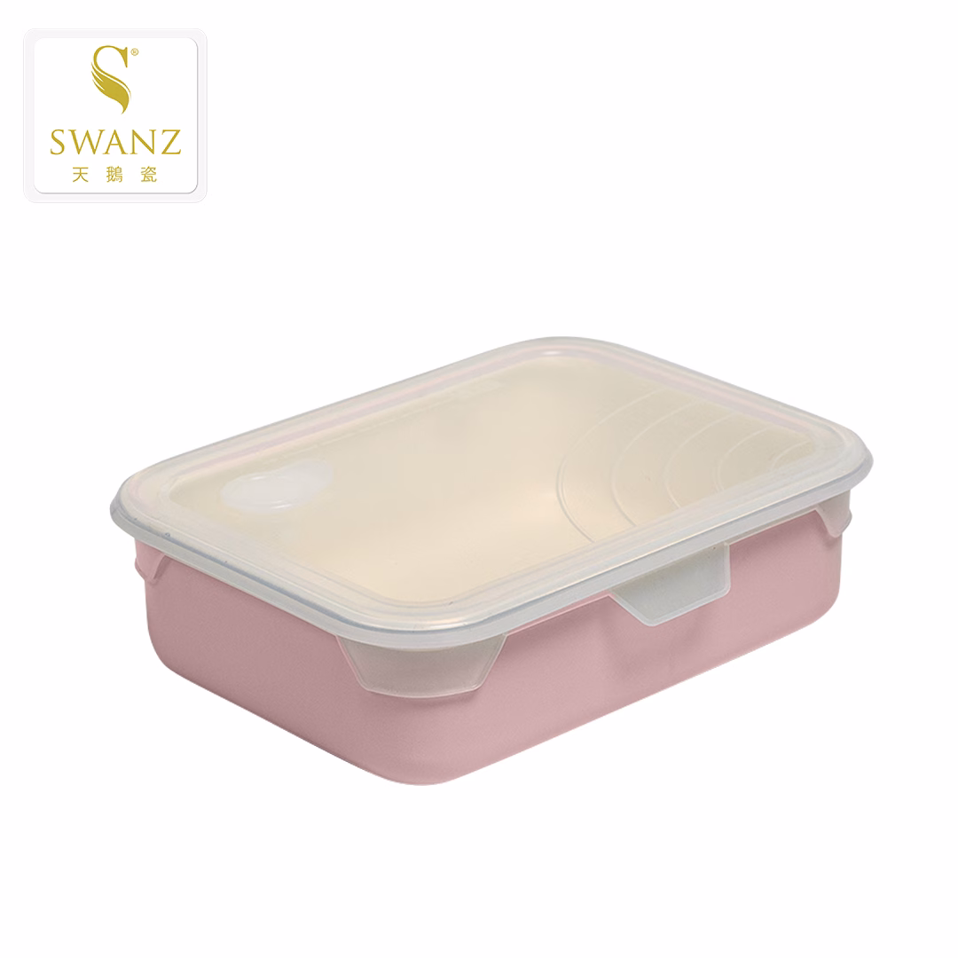 1-主圖1080x1080白底(401M) 【SWANZ 天鵝瓷】不沾石墨烯保鮮盒-M (1100ML):圖片 1