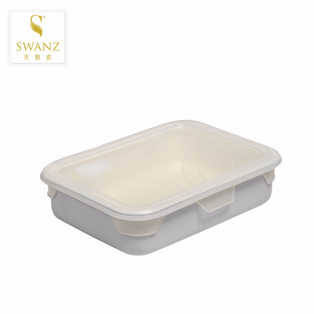 1-主圖1080x1080白底(401S) 【SWANZ 天鵝瓷】不沾石墨烯保鮮盒-S (800ML):圖片 1
