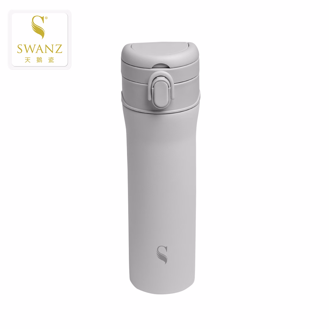 1-主圖1080x1080白底(M)090-M-素色款 【SWANZ 天鵝瓷】淨瓷彈跳杯-700ML(M):圖片 1