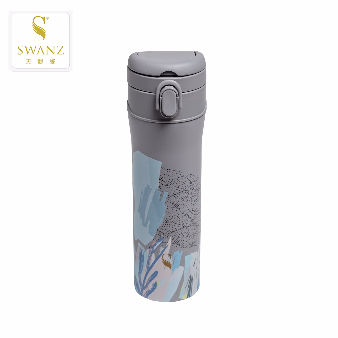 1-主圖1080x1080白底(M)090-設計款(M) 【SWANZ 天鵝瓷】淨瓷彈跳杯-設計款-700ML(M):圖片 1