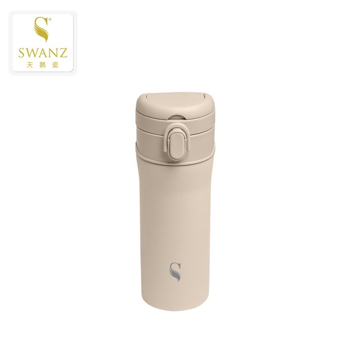 【SWANZ 天鵝瓷】淨瓷彈跳杯-550ML(S)：圖片 1