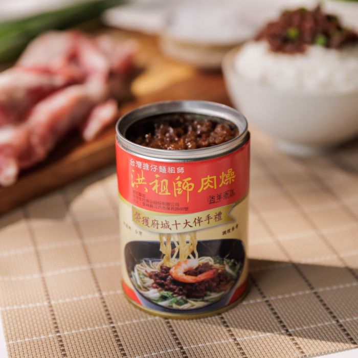 【洪祖師】肉燥罐頭12入，台灣美食伴手禮獎：圖片 1